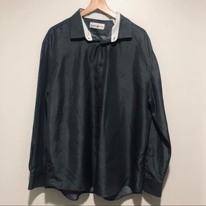 Beverly Hills Polo Club Long Sleeve Men’s Buttoned Down Dress Shirt